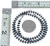 Hematite Genuine Sterling Silver Southwest Bead Necklace MX121587